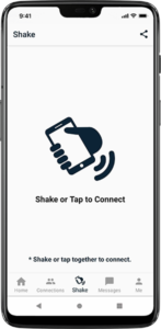Shake and connect with the event app